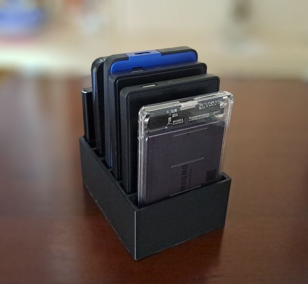 3D Printed external SSD 2.5" and M2 storage box