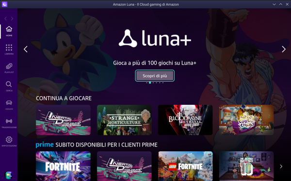 Loona: Unofficial Amazon Luna client for Linux, Mac, and Windows